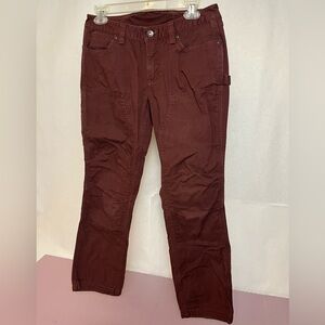 Duluth Trading Co Maroon Pants